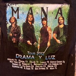 a.n.a Black Drama y Luz Tour 2012 Short Sleeve Tee